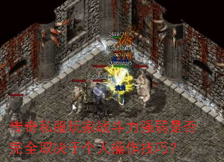 传奇私服玩家战斗力强弱是否完全取决于个人操作技巧? 传奇私服玩家战斗力强弱是否完全取决于个人操作技巧?