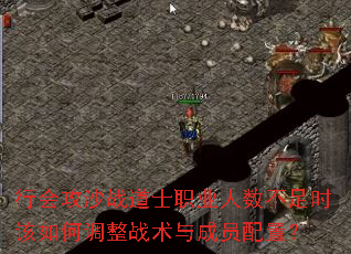 行会攻沙战道士职业人数不足时该如何调整战术与成员配置? 行会攻沙战道士职业人数不足时该如何调整战术与成员配置?