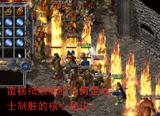 蛮横抵触触犯为何是战士制胜的核心秘诀? 蛮横抵触触犯为何是战士制胜的核心秘诀?