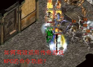 �����Ч���ô�����ϷNPC������ܣ�