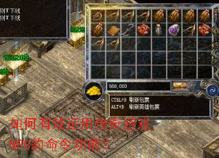 �����Ч���ô�����ϷNPC������ܣ�