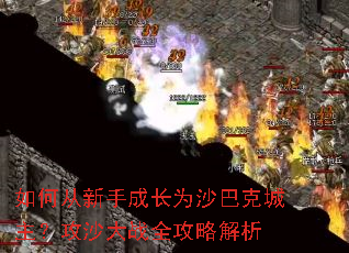 如何从新手成长为沙巴克城主?攻沙大战全攻略解析 如何从新手成长为沙巴克城主?攻沙大战全攻略解析