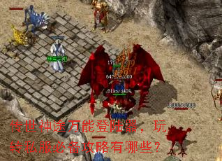 传世神途万能登陆器,玩转私服必备攻略有哪些? 传世神途万能登陆器,玩转私服必备攻略有哪些?