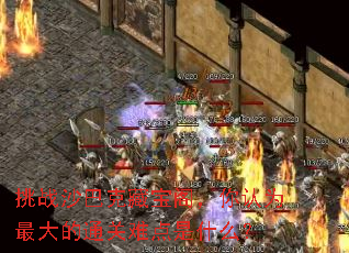 挑战沙巴克藏宝阁,你认为最大的通关难点是什么? 挑战沙巴克藏宝阁,你认为最大的通关难点是什么?