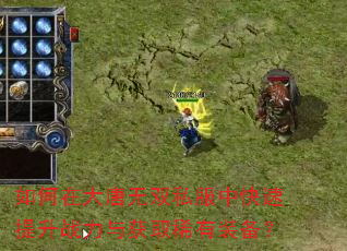 如何在大唐无双私服中快速提升战力与获取稀有装备? 如何在大唐无双私服中快速提升战力与获取稀有装备?