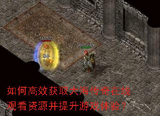 如何高效获取大海传奇在线观看资源并提升游戏体验? 如何高效获取大海传奇在线观看资源并提升游戏体验?