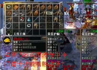 如何巧妙运用传奇中冷门道士技能制胜战场? 如何巧妙运用传奇中冷门道士技能制胜战场?
