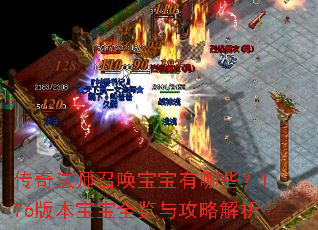 传奇法师召唤宝宝有哪些?1.76版本宝宝全览与攻略解析 传奇法师召唤宝宝有哪些?1.76版本宝宝全览与攻略解析