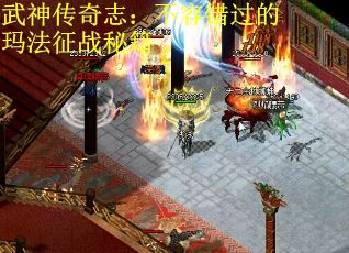 武神传奇志：不容错过的玛法征战秘籍
