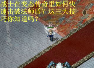 战士在变态传奇里如何快速击破法师盾?这三大技巧你知道吗?