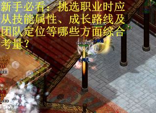 新手必看：挑选职业时应从技能属性、成长路线及团队定位等哪些方面综合考量？