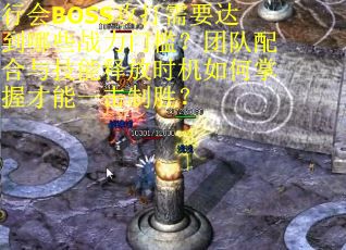行会BOSS攻打需要达到哪些战力门槛?团队配合与技能释放时机如何掌握才能一击制胜?
